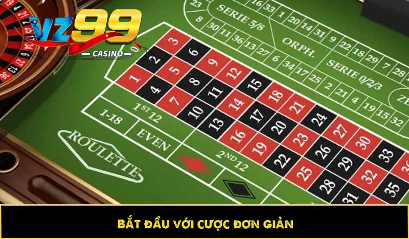 Chia Sẻ Mẹo Chơi Roulette VZ99 Giúp Bạn Chiến Thắng 7 Bắt đầu với cược đơn giản